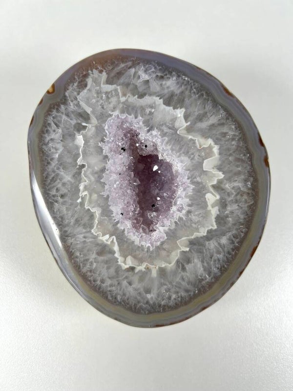 Agaat geode helft
