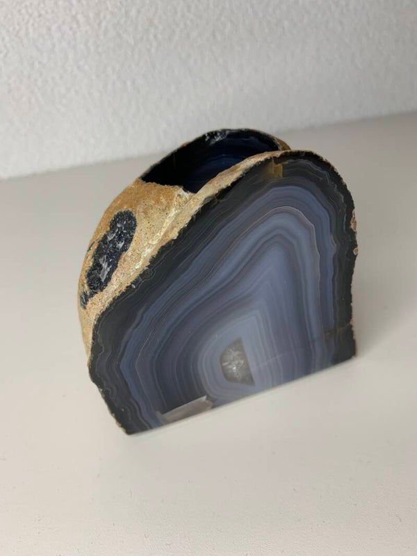 Agaat theelicht houder