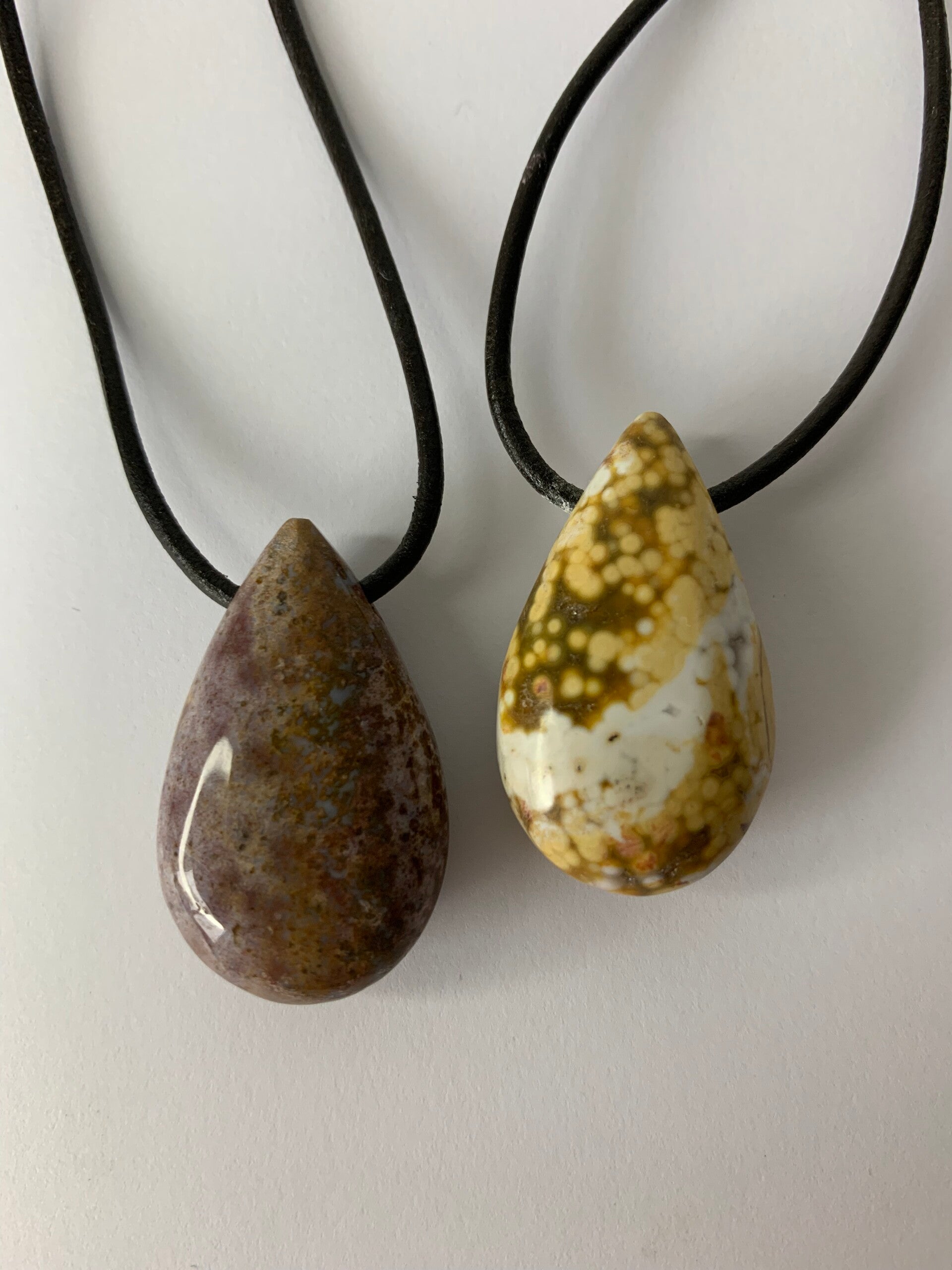 Oceaan jaspis hanger