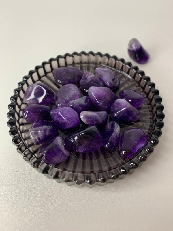 Amethist trommelsteen