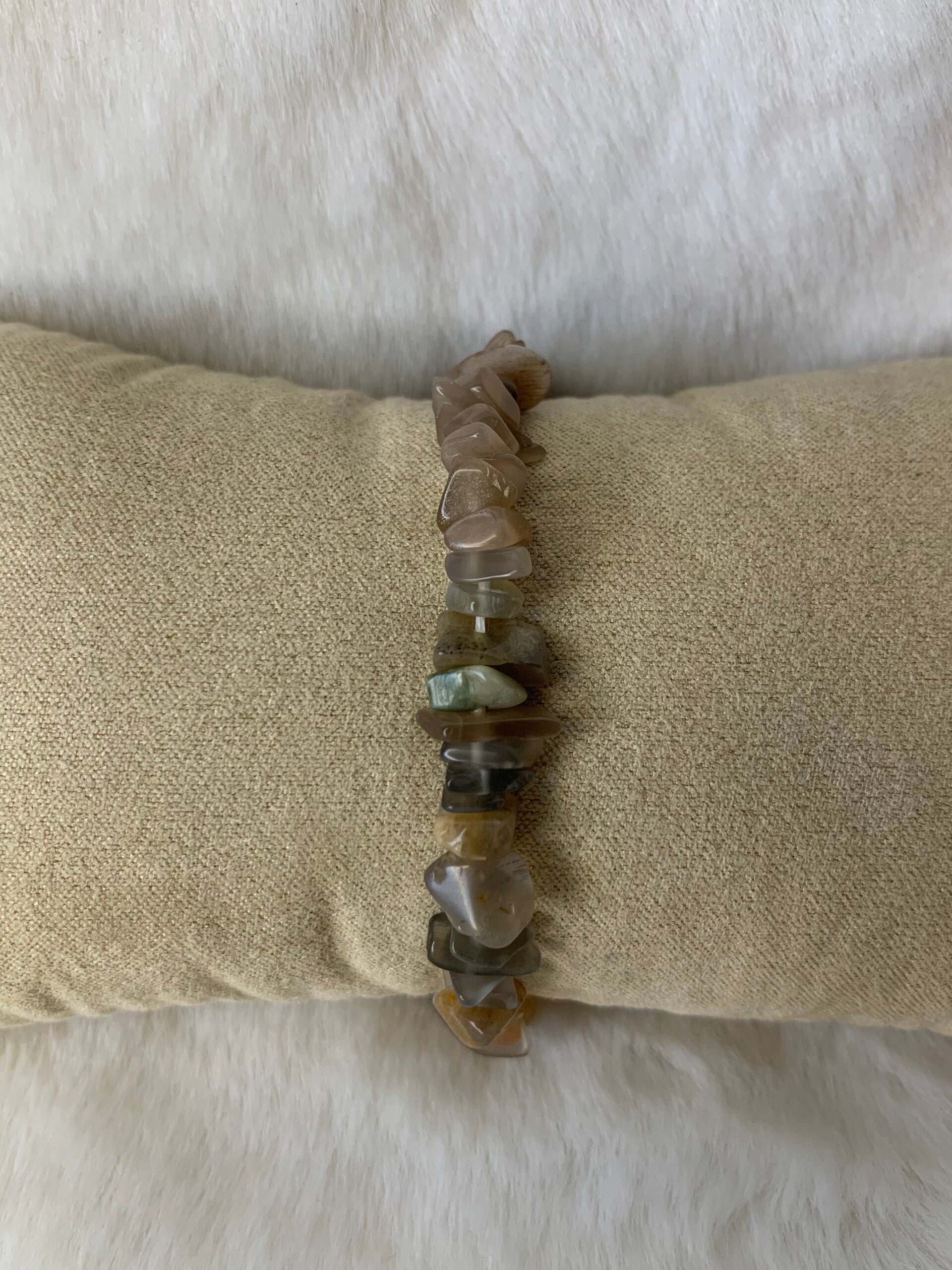 Maansteen split armband