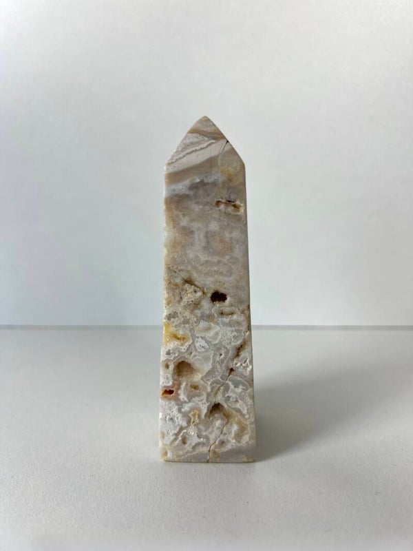 Crazy lace agaat obelisk