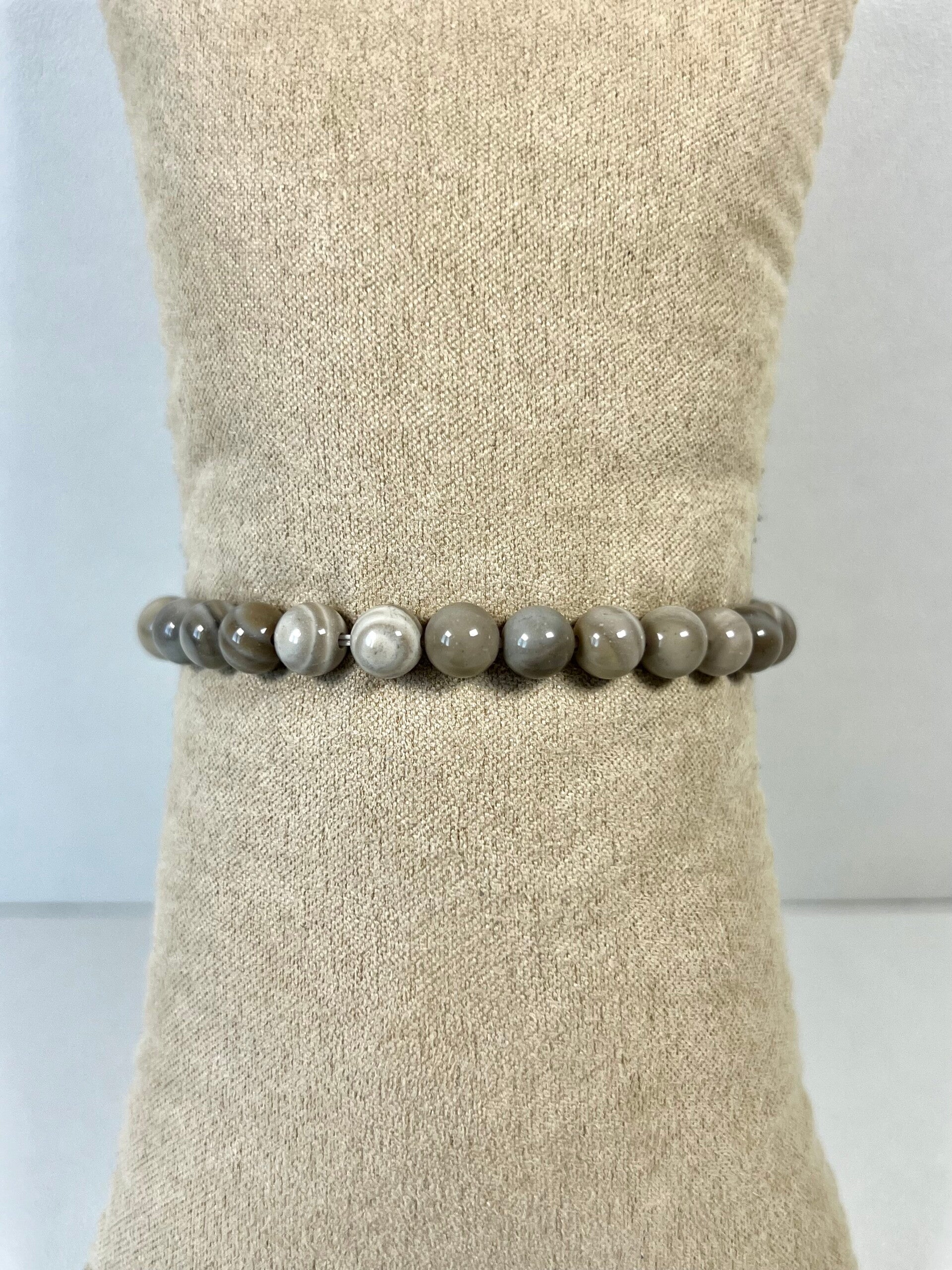 Flint jaspis armband