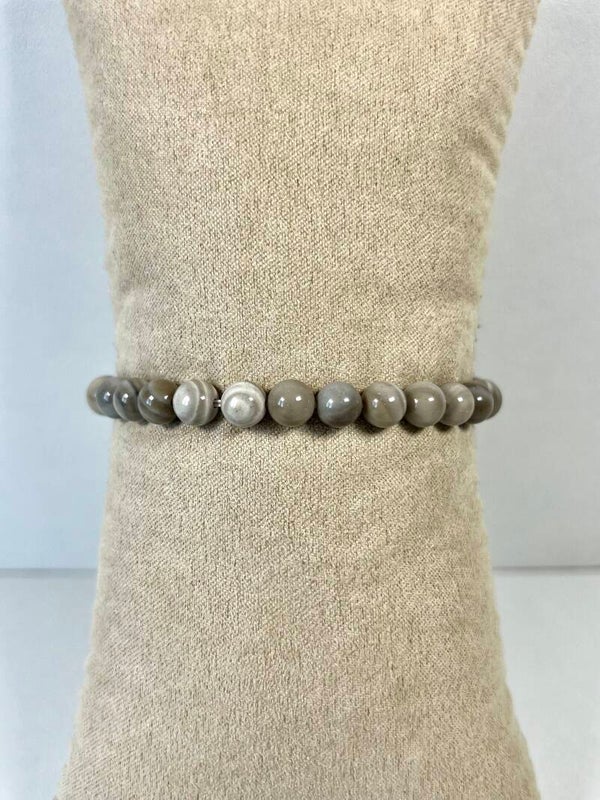 Flint jaspis armband