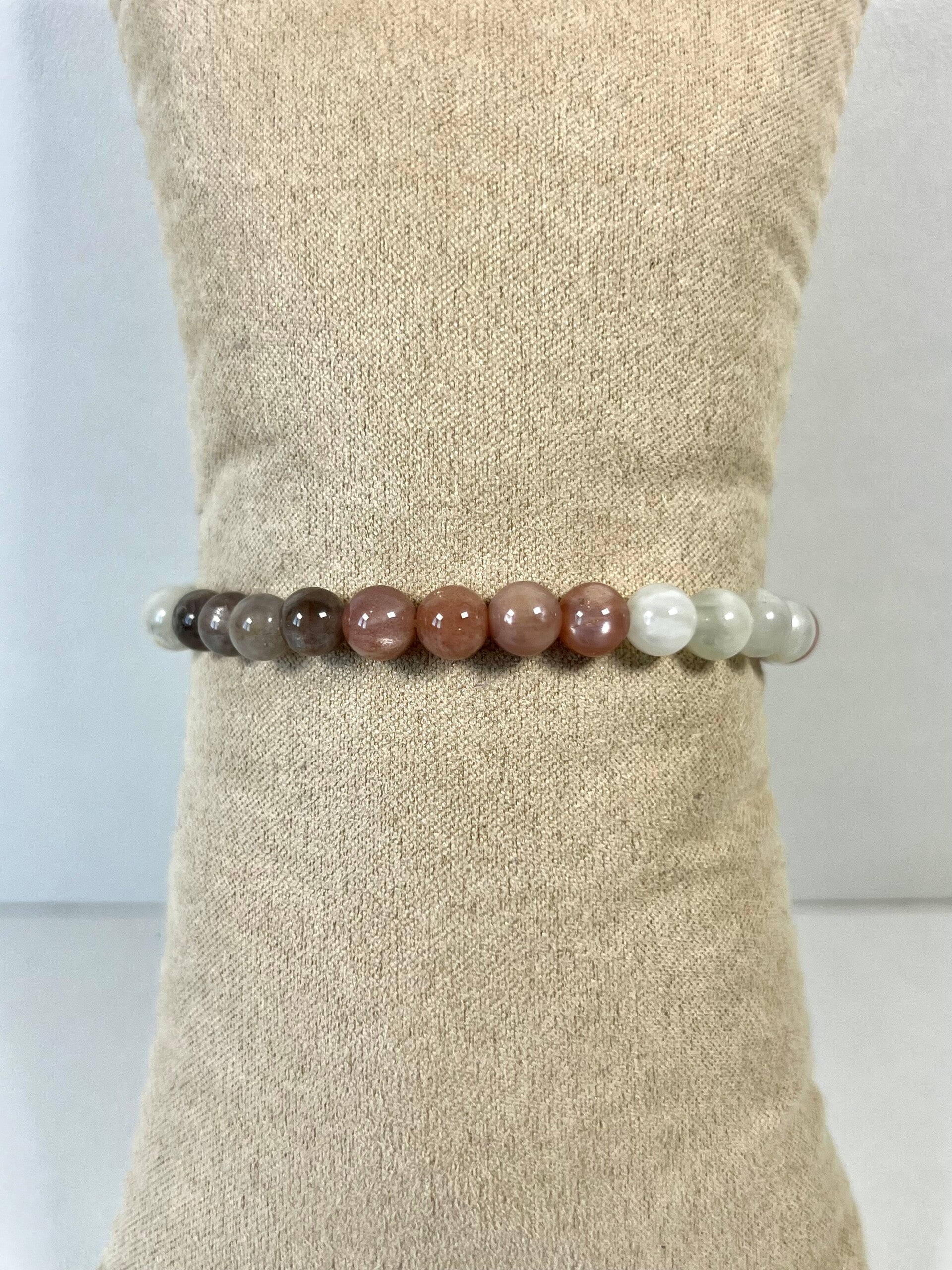 Maansteen mix armband