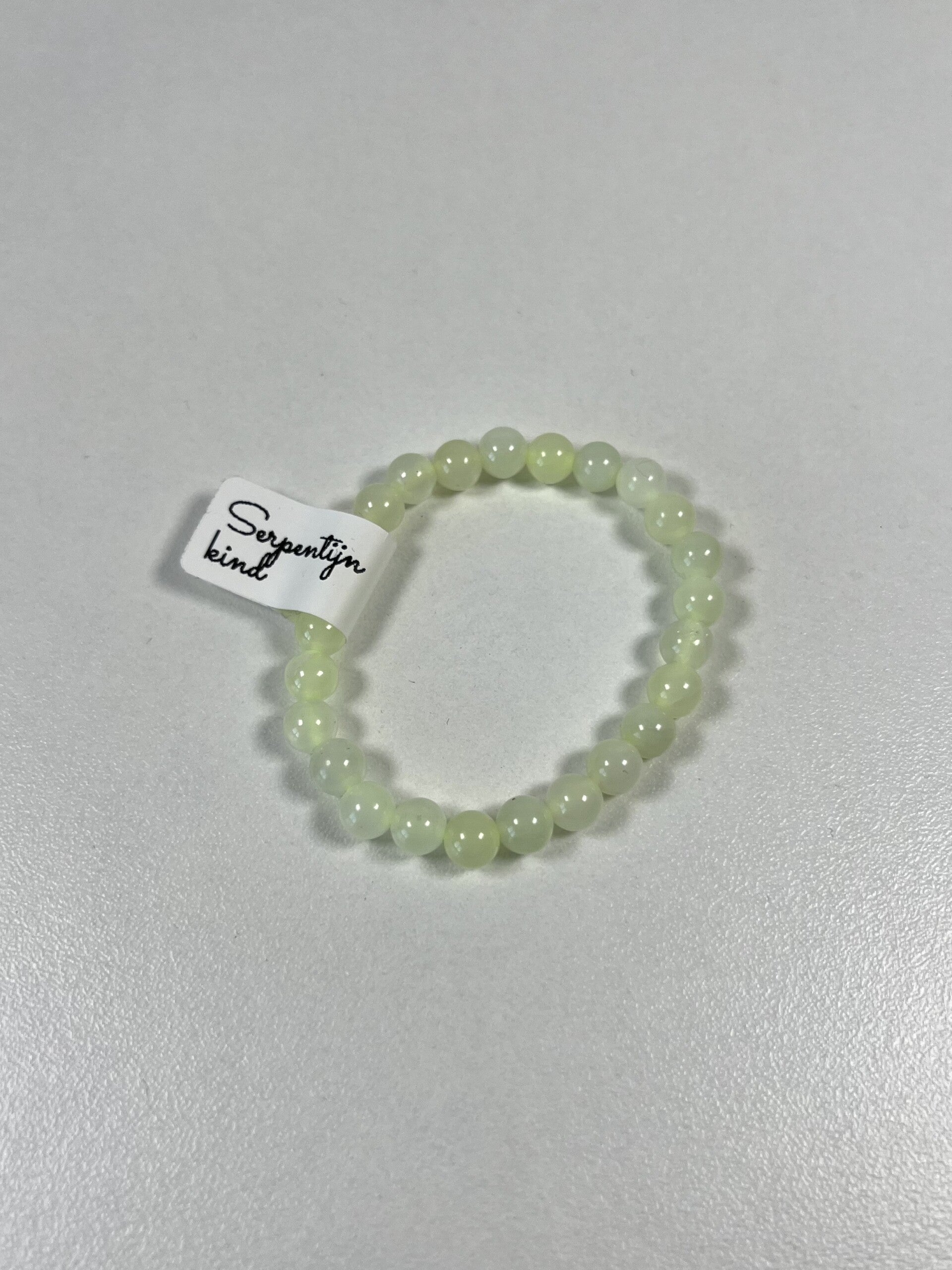 Serpentijn kinderarmband