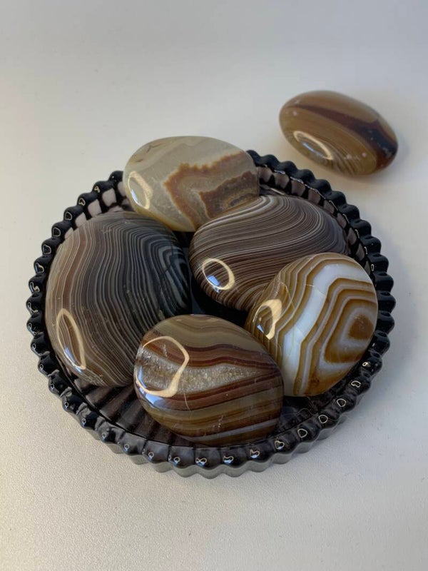 Bruine agaat palmsteen