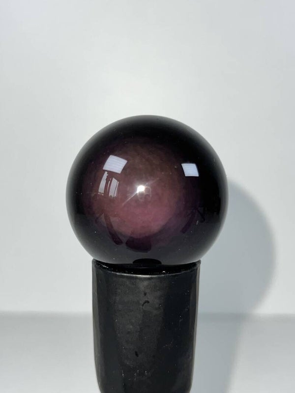 Regenboog obsidiaan bol