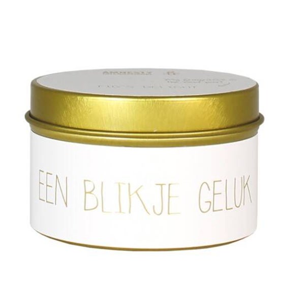 My Flame biologische geurkaars in blik Geluk