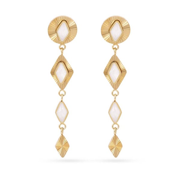 Anartxy oorbellen Prisma Orlix goldplated