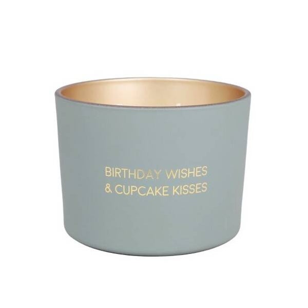 My Flame biologische geurkaars in glas Birthday Kisses & Cupcake Kisses
