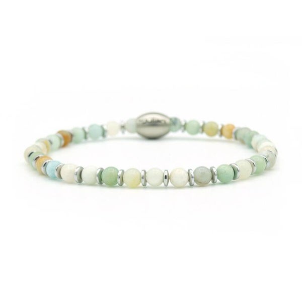 By Julian armband Empat Dua Silver Amazoniet