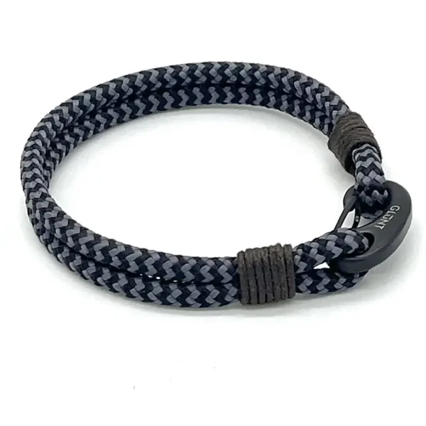 GLUNT Nautical Bracelet Brown-Antracite