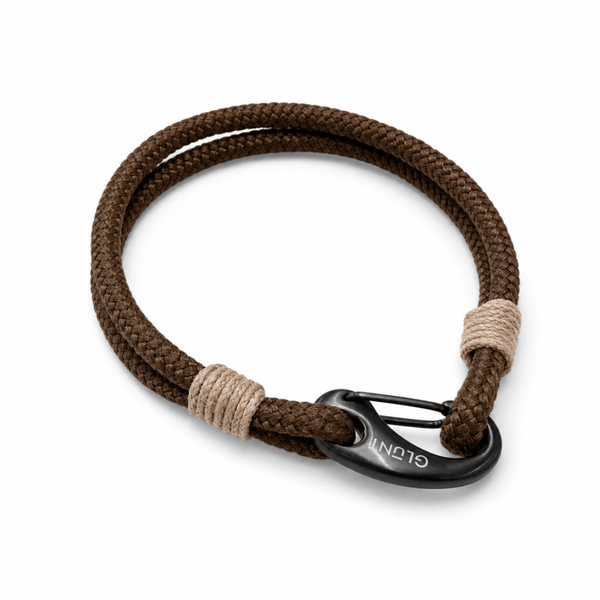 GLUNT Nautical Bracelet Brown-Camel