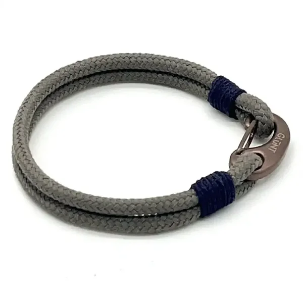 GLUNT Nautical Bracelet Grey-Navy