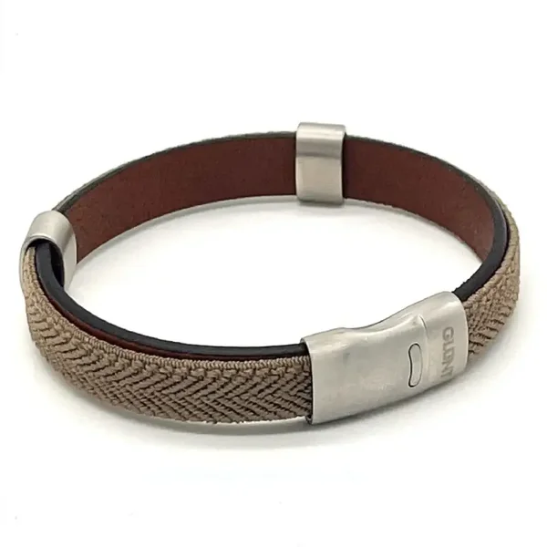 GLUNT Leather-Elastic Camel
