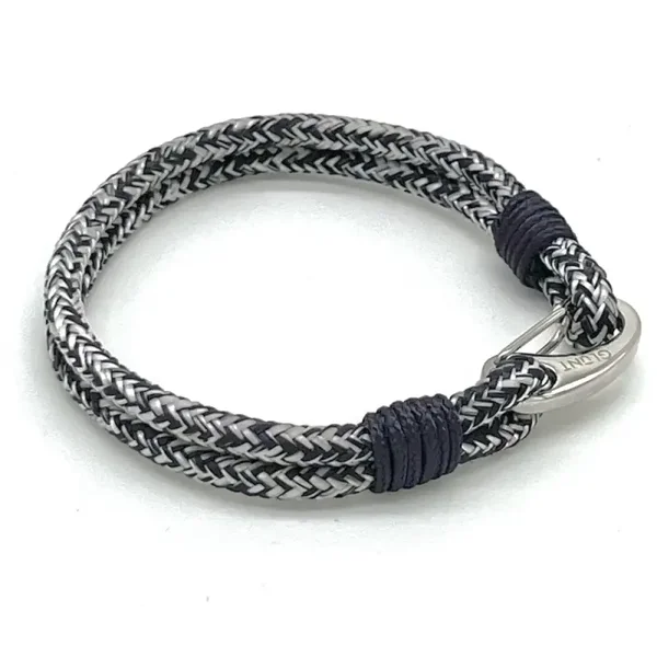 GLUNT Nautical Bracelet Navy-White
