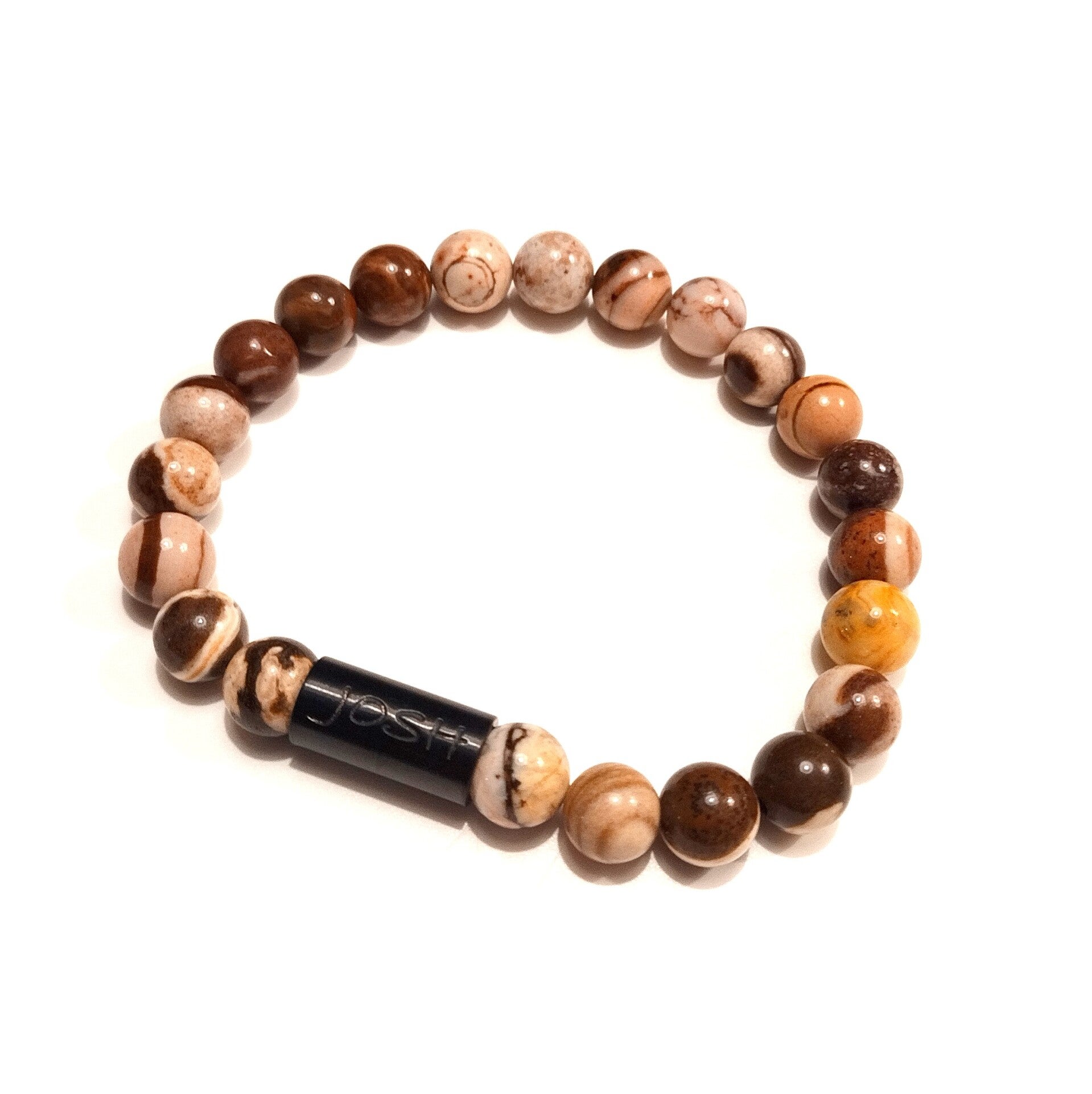 JOSH kralenarmband 09313-BRA-VB Zebra