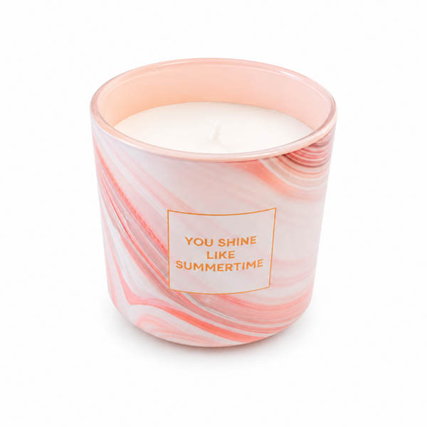 My Flame biologische buitenkaars in glas You Shine Like Summertime