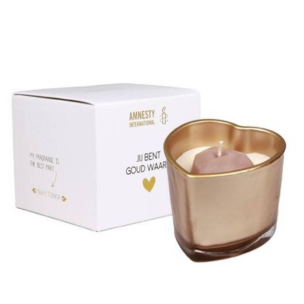 My Flame sojakaars in glas - Hart onder de riem