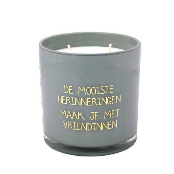 My Flame biologische geurkaars in glas De mooiste herinneringen...