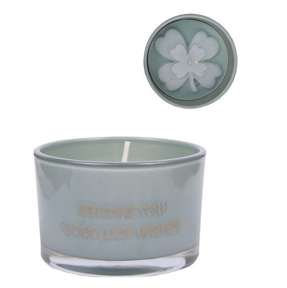 My Flame sojakaars in glas - Sending you good luck wishes