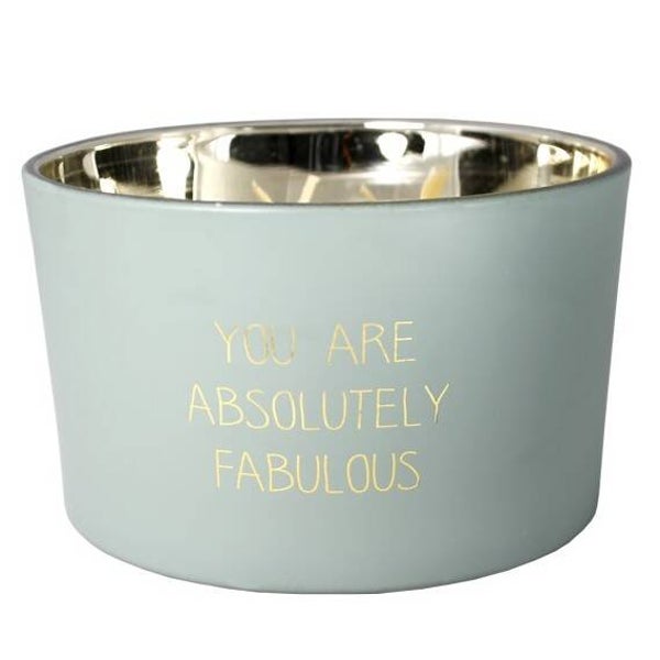 My Flame sojakaars 3 lonten in glas - You are absolutely fabulous