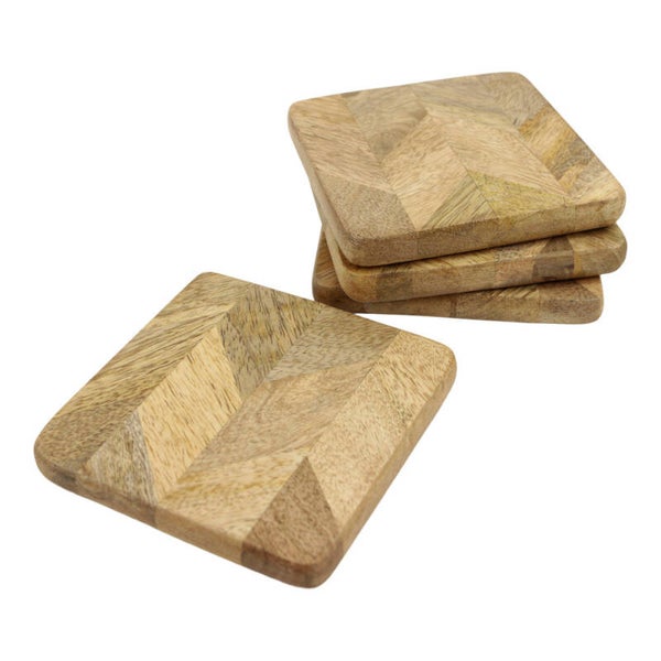 Earthware houten onderzetters Vaya