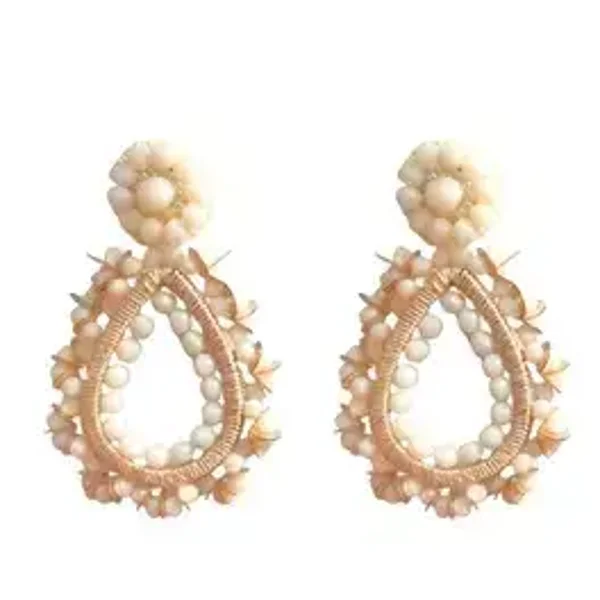 Paulie Pocket oorbellen Aurelia - Light Beige