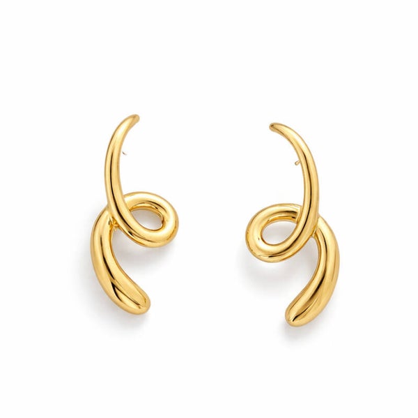 VTL oorbellen Germaine goldplated