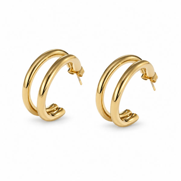VTL oorbellen Malika goldplated DD