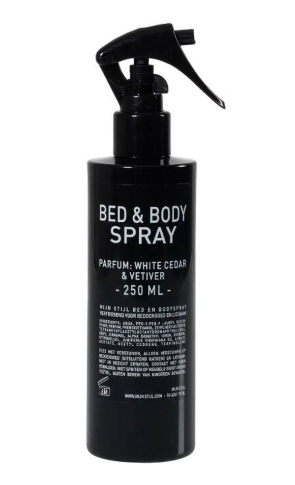 Mijn Stijl Bed & Body spray White Cedar & Vetiver