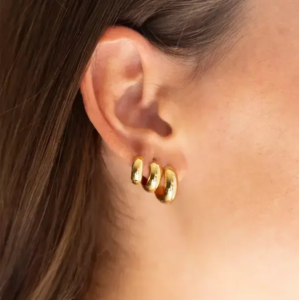 ZAG BIJOUX oorbellen Rees 4x7 hol