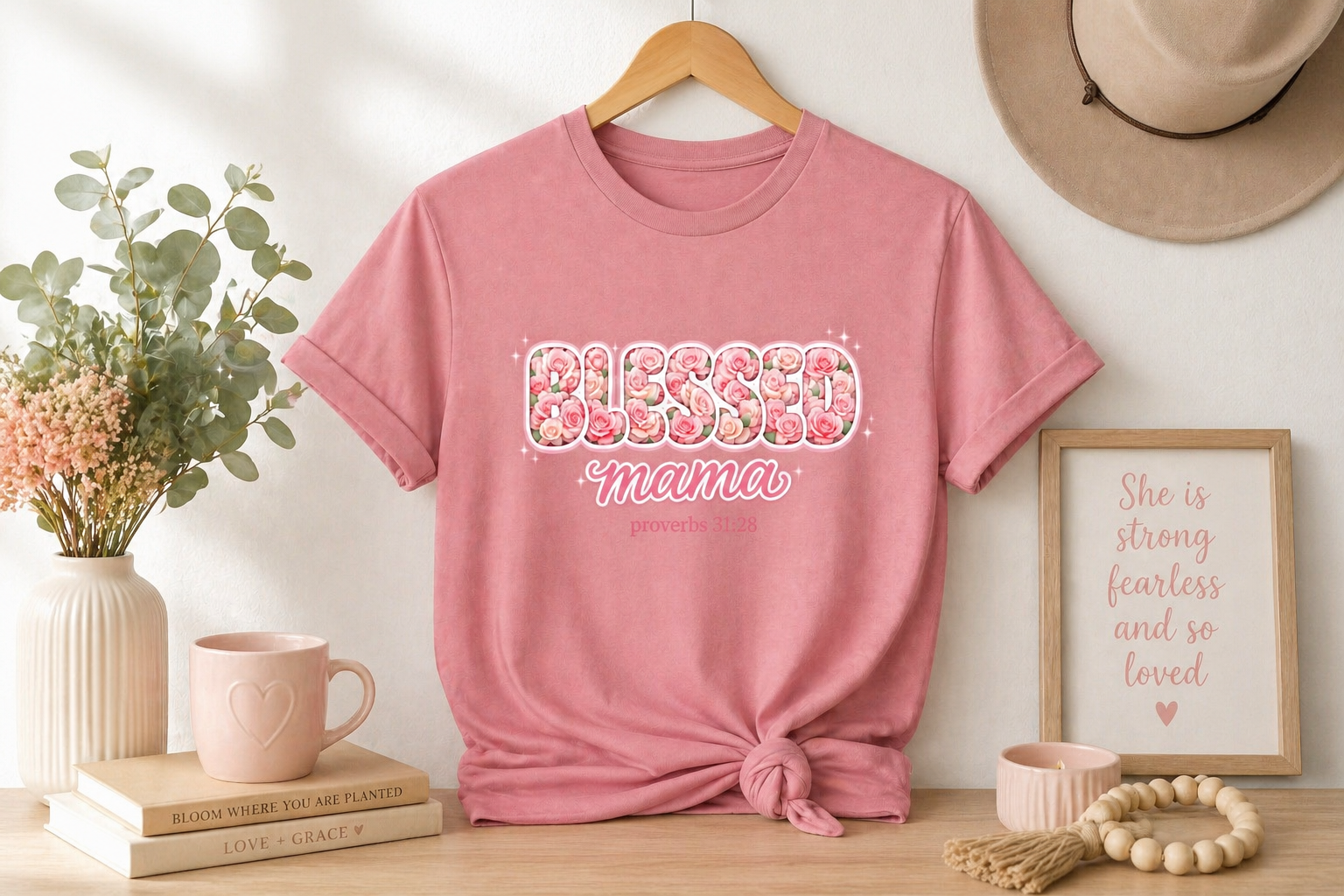 Blessed mama- Blush Frost