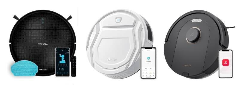 alt=“Comparativa de los mejores robots aspiradores baratos en 2025”