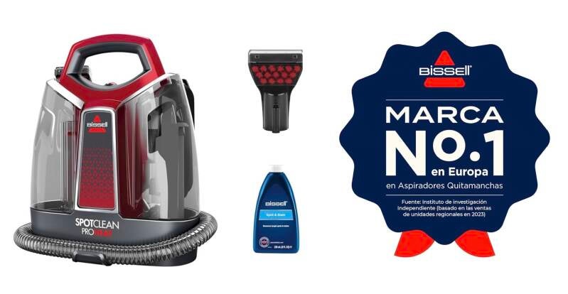  ALT: Bissell SpotClean ProHeat – Aspirador portátil de tapicerías con oferta en Amazon España