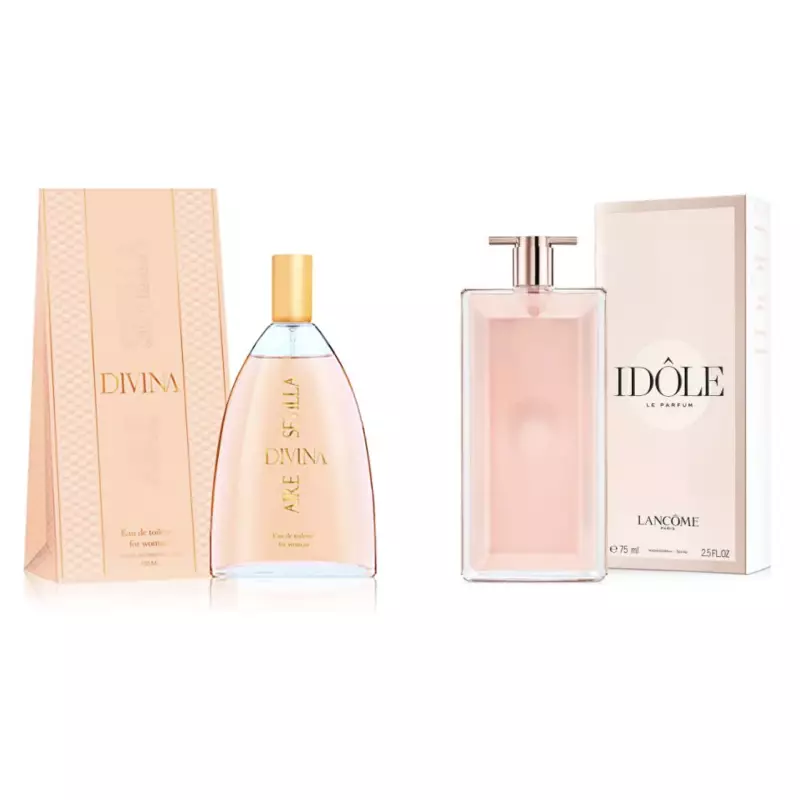 alt="Perfume Aire de Sevilla Divina – fragancia dulce y sensual con notas de vainilla y flores blancas"