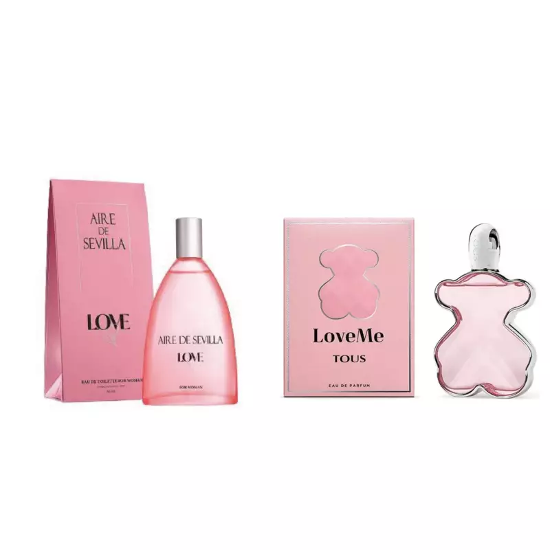 alt="Perfume Aire de Sevilla Love – fragancia romántica y delicada con notas de rosa y frambuesa"