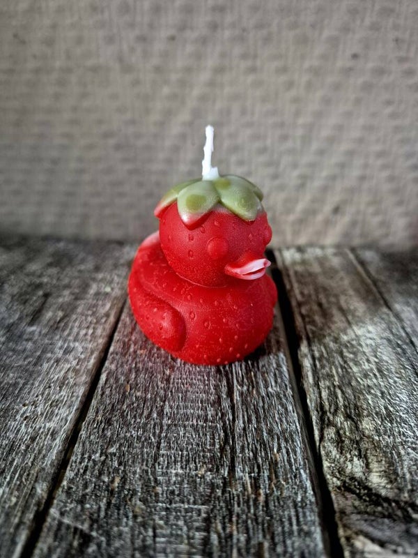 Aardbei eend