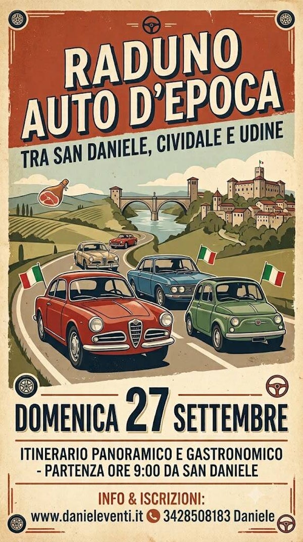 ISCRIZIONE TESSERATI RADUNO FRIULI 27 SETTEMBRE