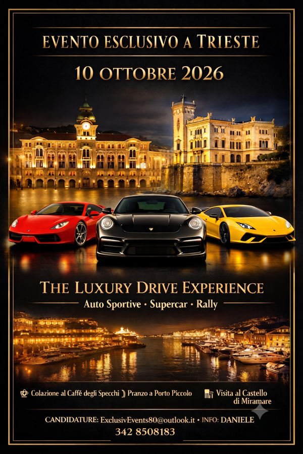 10 Ottobre Iscrizione Evento ExclusivEvents80 QUOTA ISCRIZIONE