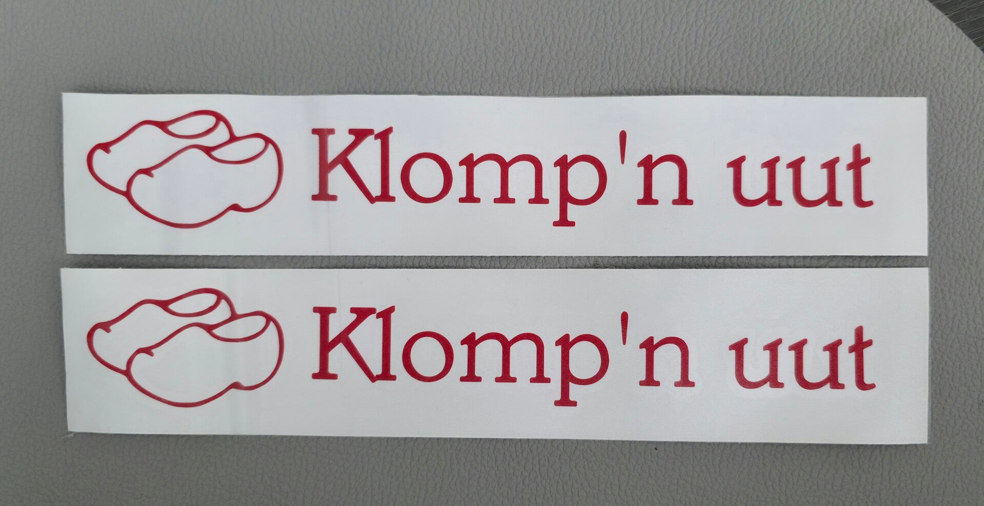 Sticker 'Klomp'n uut'