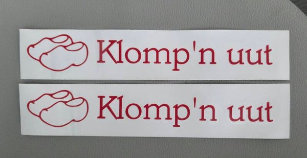 Sticker 'Klomp'n uut'