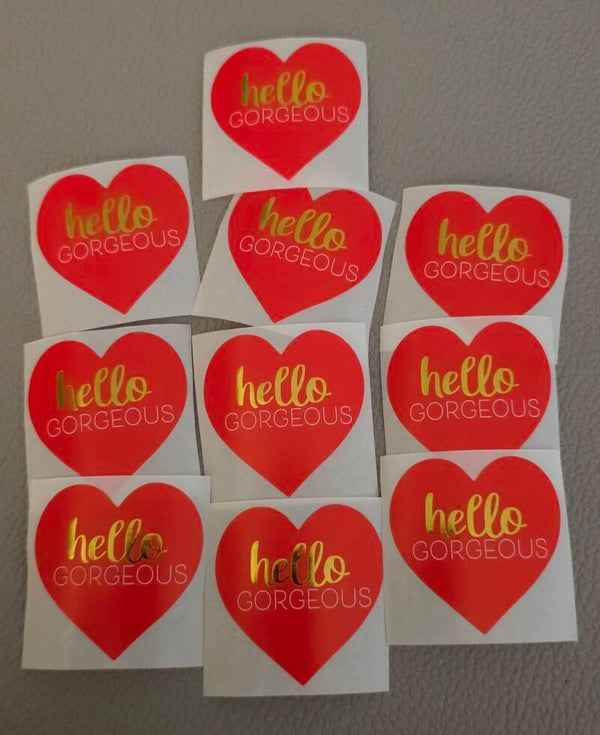 Sticker 'hart hello'