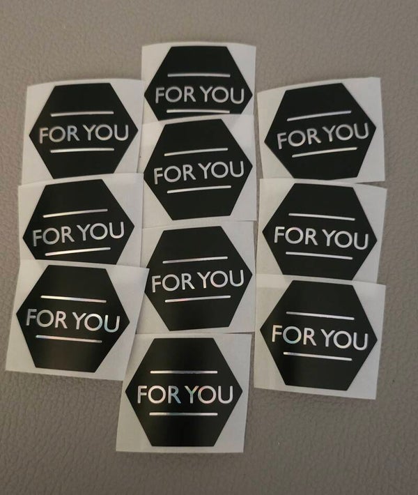 Sticker 'zeshoek for you'