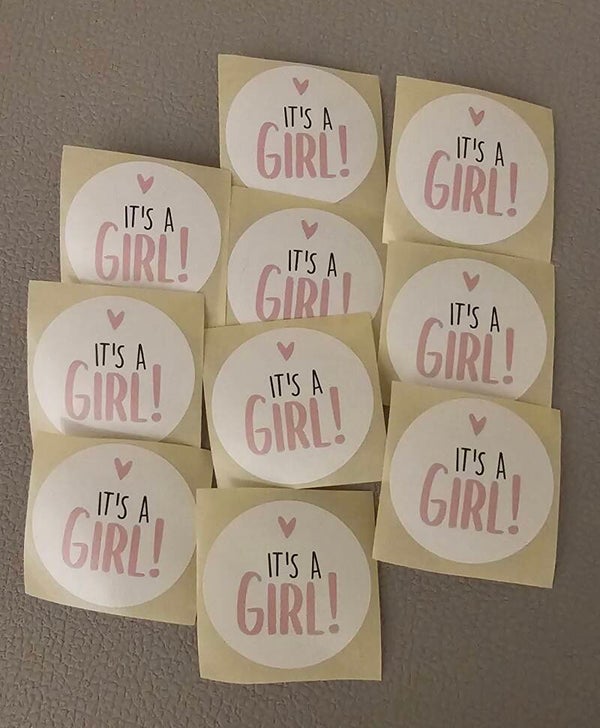 Stickers 'It's a Girl'