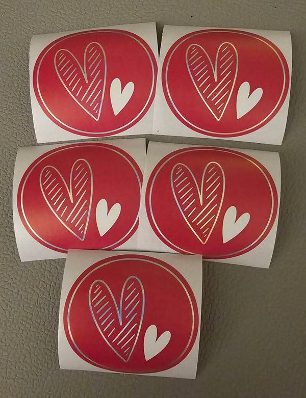 Sticker 'Hart groot'