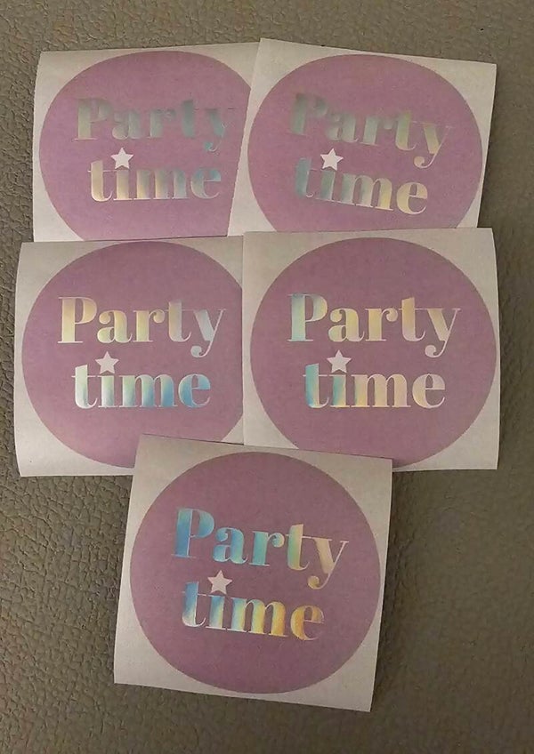 Sticker 'party time'