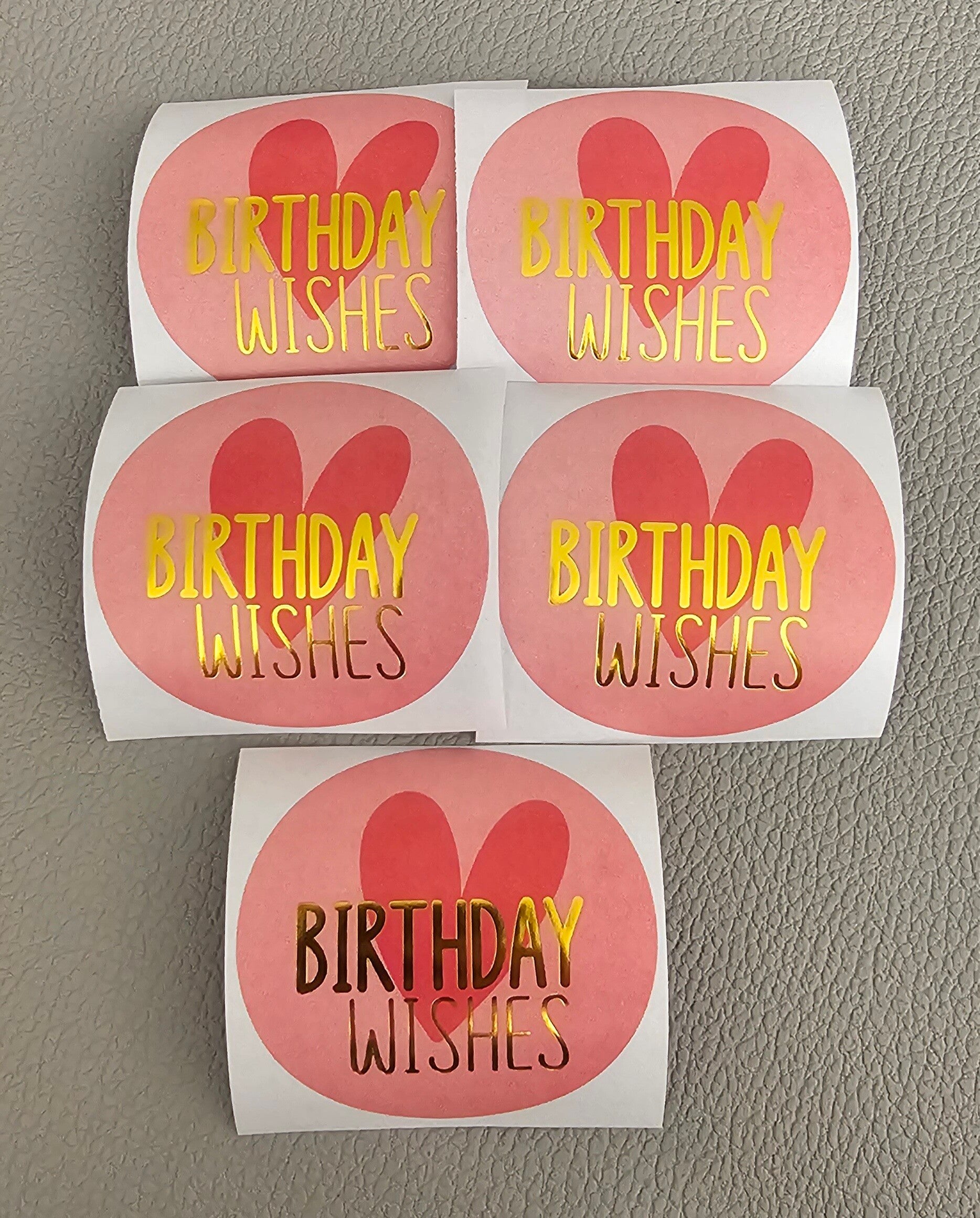 Sticker 'bday wishes'