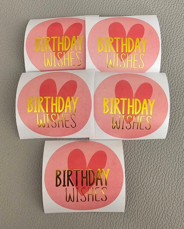 Sticker 'bday wishes'
